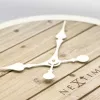 NeXtime klok 3134wi Plank, Ø50 cm, wand, wit