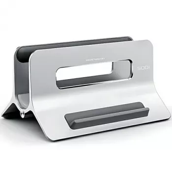 Gravity-houderstandaard voor MacBook zilver