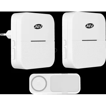 Gongset REV Orchestra RC 0082650103 wit Link2Home — REV gongset, model 0082650103, witte uitvoering