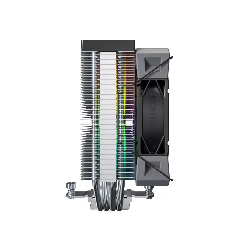 Montech NX400 Black ARGB cpu-luchtkoeler, multi-socket, 120 mm, zwart
