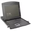 KVM-console Digitus 19 inch HD LCD 16-poorts VGA Duits toetsenbord
