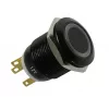Lamptron LAMP-SW1912L-H vandalismebestendige drukknop 19 mm, Blackline, rood