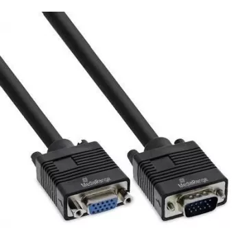 VGA-kabel MediaRange MRCS249 2 m — VGA (D-Sub) naar VGA (D-Sub), zwart