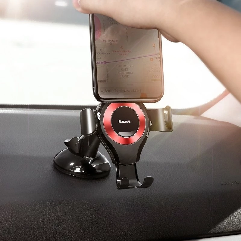 Gravity-houder Baseus Osculum voor telefoon (rood)