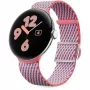 Google Pixel Watch 3 geweven bandje GA06104-WW, pioenroos