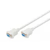 Assmann nullmodem-verbindingskabel. D-Sub9 B/B. 3,0 m. snap-kappen. beige (AK-610100-030-E)