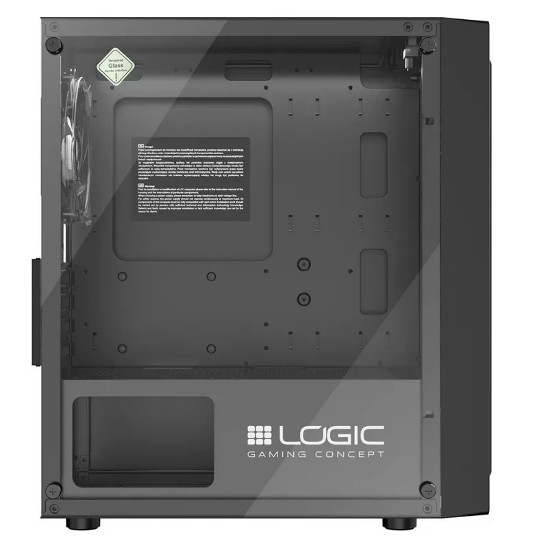 Computerbehuizing Logic Concept Atos AM-ATOS-10-0000000-0002 ATX zwart