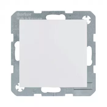 Berker 47518989 SCHUKO-stopcontact met klapdeksel, wit