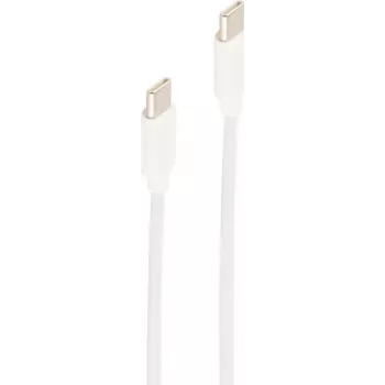 USB-C-naar-USB-C-kabel ShiverPeaks BS14-12050, USB 2.0, 0,5 m, wit