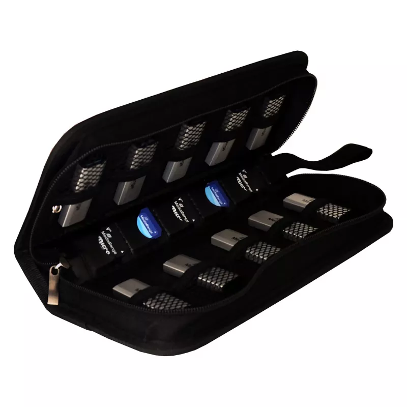 MEDIARANGE USB Wallet - draagtas voor opslagschijf