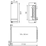 SCHROFF frontplaat - frontplaat HF PSU 3HE 6TE MAX (21006943)