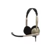 Koss CS100 bedrade on-ear hoofdtelefoon met microfoon, zwart/goud