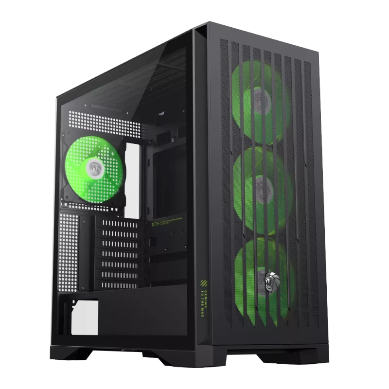 Gamemax behuizing | LEADER 2 BK | zwart | E-ATX | voeding niet inbegrepen