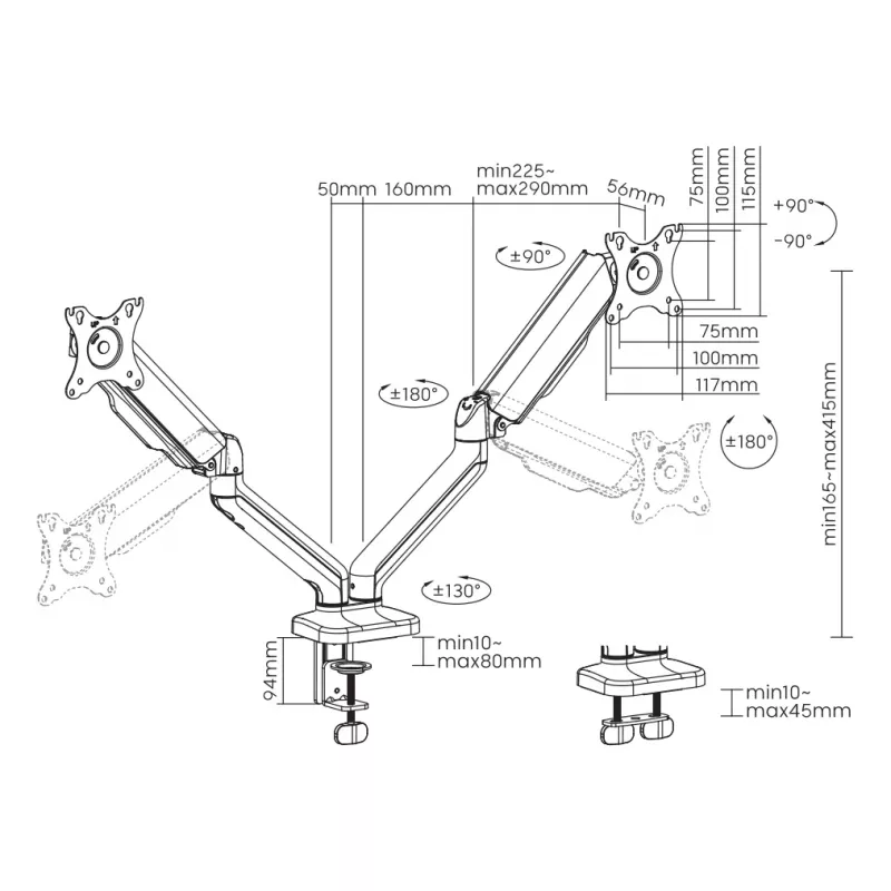 Sbox desktop LCD-S024-2 (17-32/2x2-9kg/100x100)
