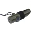 Mil-Tec SP.22073 overlevingsfluitje 6-in-1, olijfgroen