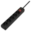 Stekkerdoos SAVIO LZ-17 — 5-voudig, 3 m kabel, geaarde stopcontacten
