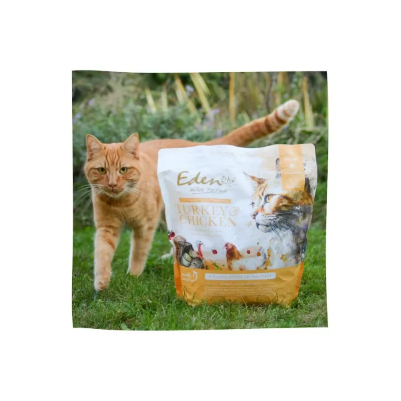 EDEN Turkey & Chicken - droogvoer voor katten - 1,5 kg