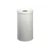 Afvalemmer Durable 330710 60L rond staal grijs