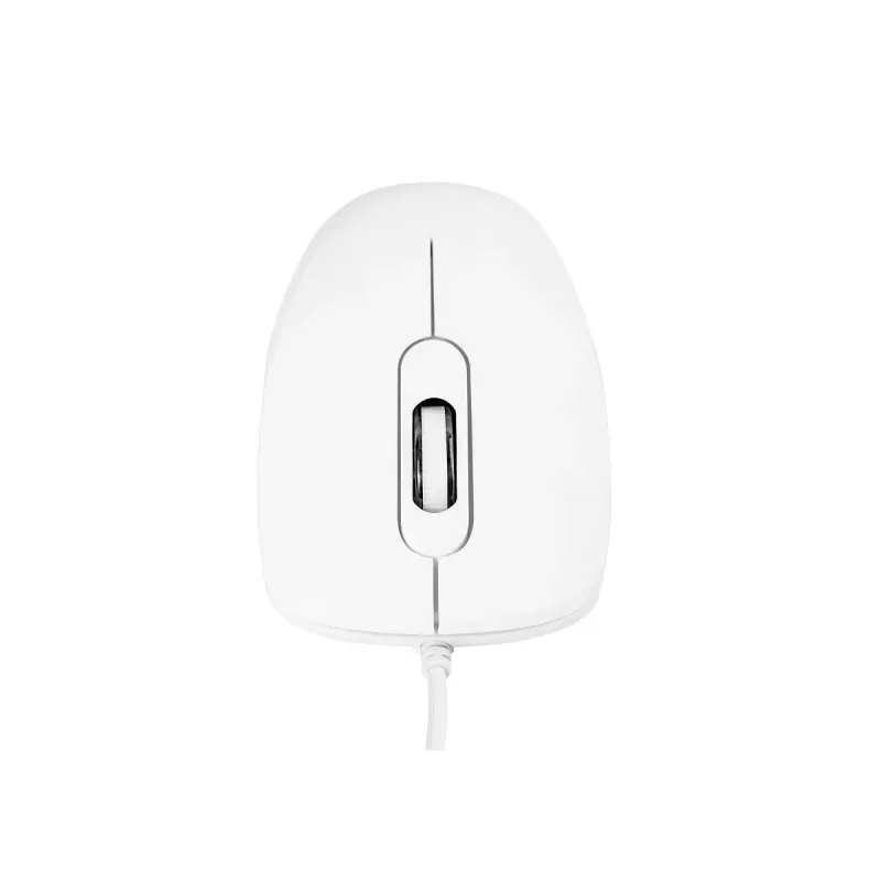 MODECOM M10 M-MC-0M10-200 muis (optisch, 1000 DPI, witte kleur) (M-MC-0M10-200)