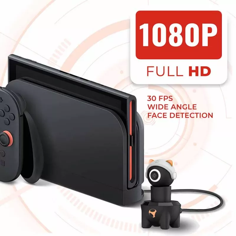 Subsonic Playcam 1080 2in1 HD minicamera voor Nintendo Switch 2 rood