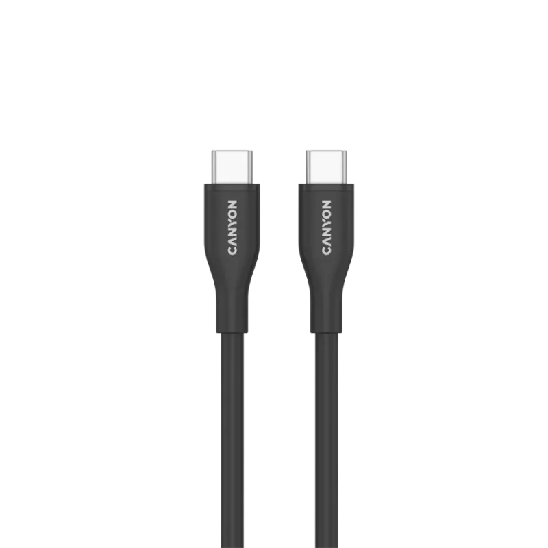 CANYON kabel CC60SC10 C-C 60W 1m siliconen zwart