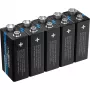 Ansmann 1505-0002 - wegwerpbatterij - lithium - 9 V - 5 stuks - zwart - -40 - 60 °C