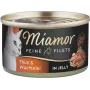 Nathundervoer voor katten Miamor Feine Filets 100 g — kwartel & tonijn, volwassen katten, makkelijk te openen blik