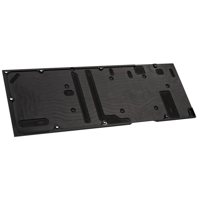 Backplate Watercool 16070 — aluminium computer-koelsysteemonderdeel, zwart, 1 stuks