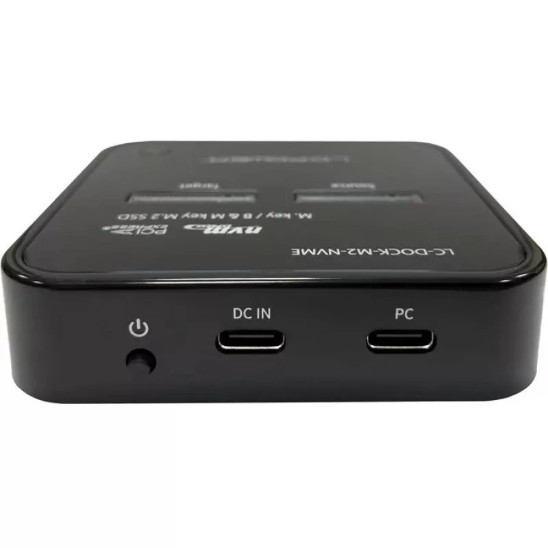 LC-Power LC-DOCK-M2-NVME dockingstation voor 2 M.2 NVMe SSD's