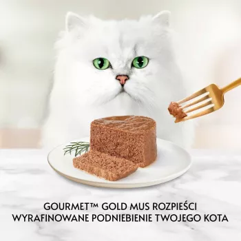 Natvoer voor katten Purina GOURMET Gold Adult tonijn 85 g blik, eiwit 10,5%, vet 7%, vocht 77,5%