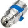 Easy-installation IEC/Koax-doos (zilver/blauw, 6,5 - 8,0 mm)