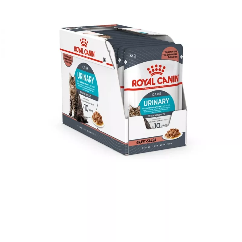 Nassfutter voor katten Royal Canin Urinary Care volwassen gevogelte 85 g zak (12-pack)