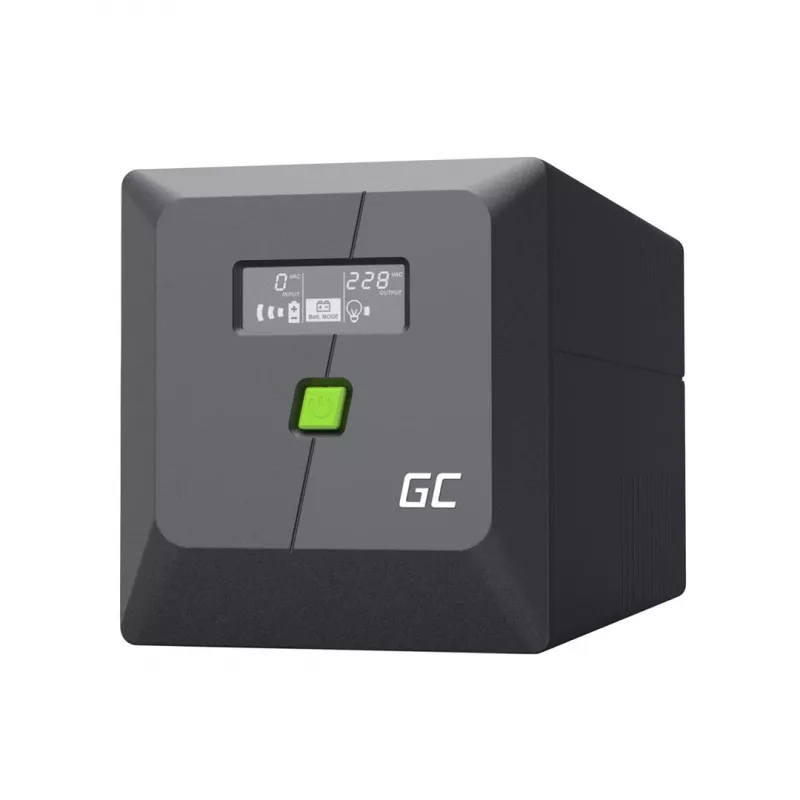 Green Cell USV (USV) Line-Interactive 1 kVA 600 W 4 AC-uitgangen