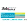Beldray Dual Compartment Bin LA035235BLKFEU7 5 liter zwart
