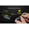 Hoofdlamp Nitecore HU2000, 10 LEDs, USB-oplaadbare lithium-ion-accu, aluminium+polycarbonaat, IP68 waterdicht