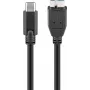 Wentronic goobay - USB-kabel - Micro-USB Type-B (stekker) naar USB-C (stekker) - USB 3.1 - 60 cm - omkeerbare C-stekker (67995)