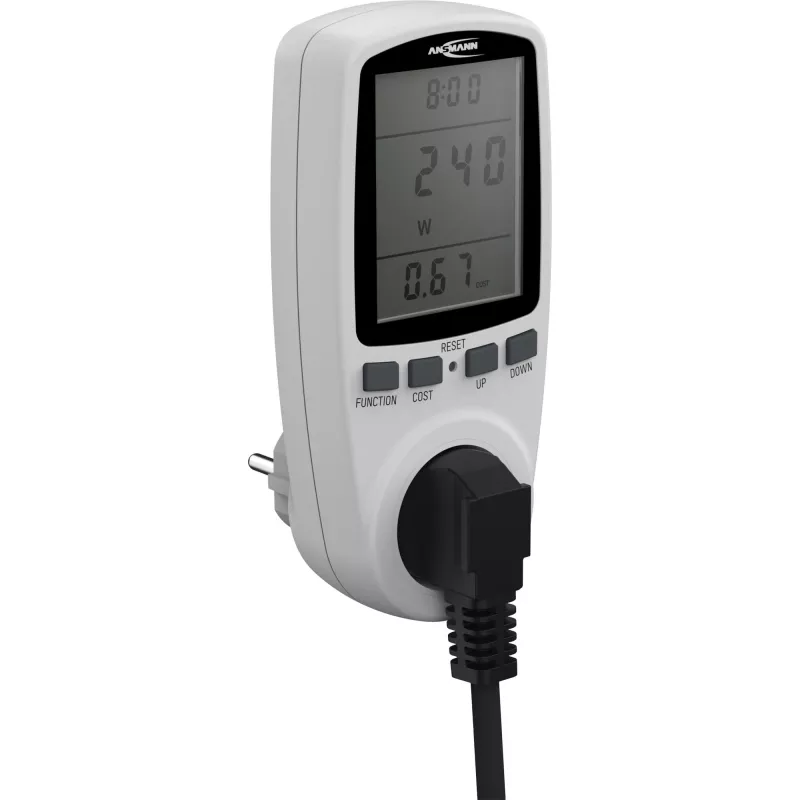 Energiekostenmeter ANSMANN APM2 120-0007 met LCD-display
