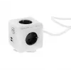 Meervoudig stopcontact Tellur Power Cube Extended 4 stopcontacten 2 USB-aansluitingen
