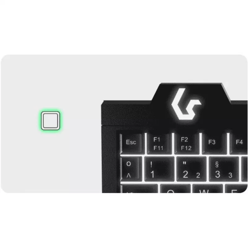 KeySonic KSK-3210ELU (DE) toetsenbord home USB QWERTZ Duits zwart