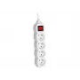 PowerWatch 3 m (4 stopcontacten) wit met aan/uit-schakelaar