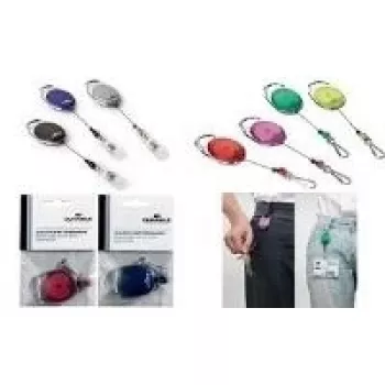 Badge reel Durable 8327-01 zwart