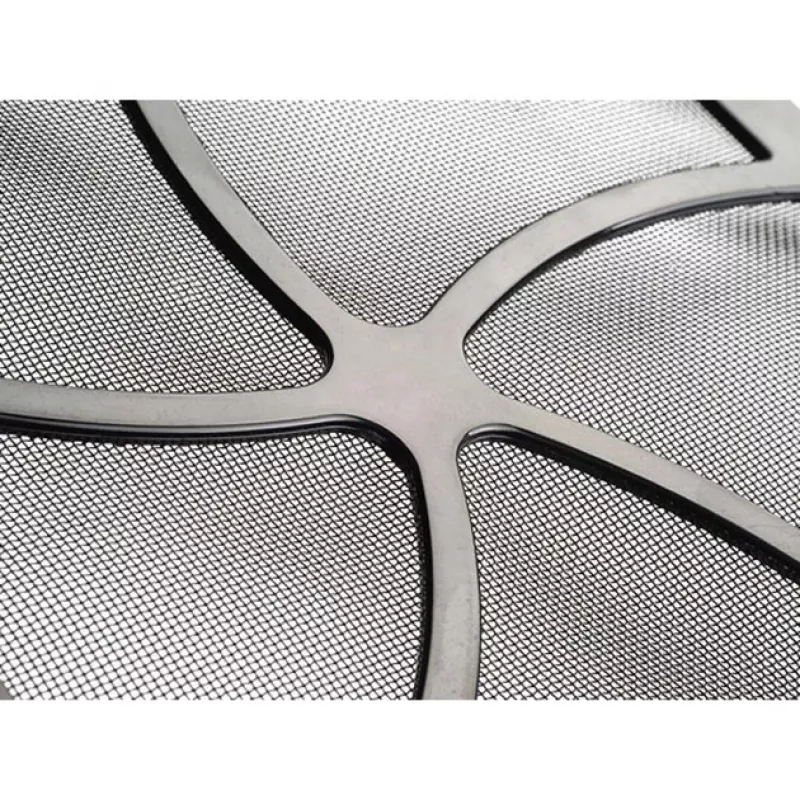SilverStone FF141B 140 mm stoffilter met ventilatorrooster, zwart