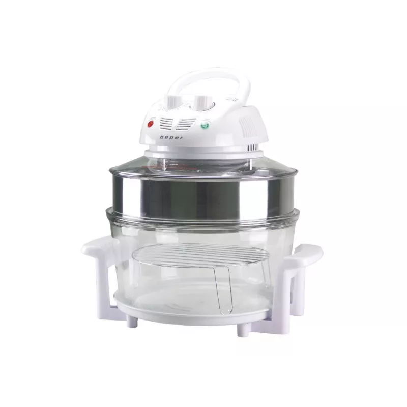 Elektrische stoomkoker Beper BF.640 2 verdiepingen, instelbare timer, tafelstoomkoker