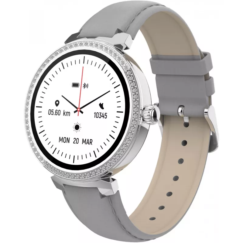 Denver SWC-342GR smartwatch, 1,2 inch IPS, grijs