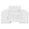 Qoltec driefasige bidirectionele elektronische meter | DIN-rail energieverbruiksmeter | 400V | 100A | LCD | 4P