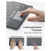 inateck toetsenbord iPad 11 iPad 10e gen. kom. QWERTZ grijs