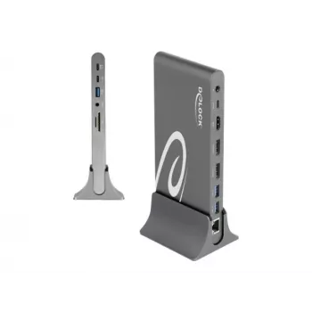 Dockingstation DeLOCK USB Type-C DP 1.4 triple 4K-display