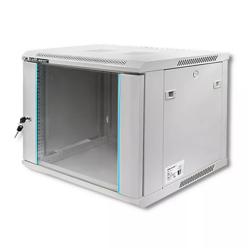 Rackkast QOLTEC 19 inch 9U 600x500x600 wand- of vloermontage serverbehuizing