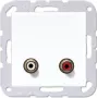 RCA-stopcontact JUNG MA A 1021 WW