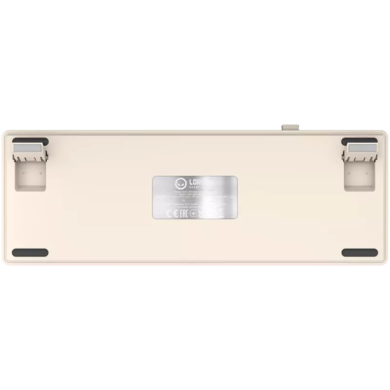 Draadloos mechanisch gaming-toetsenbord LORGAR KBP70MW 65%-layout beige